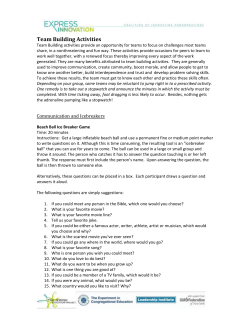 express-innovation-team-building