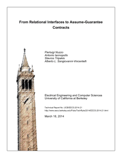 From Relational Interfaces to Assume-Guarantee Contracts