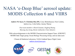 Collection 6 update: MODIS Deep Blue
