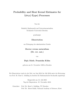 Probability and Heat Kernel Estimates for Levy(-Type