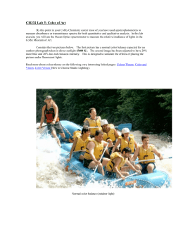 Colour Theory, Color and Vision, Color Vision (How to Choose