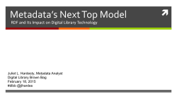 Metadata*s Next Top Model