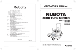 Z122E Operator Manual