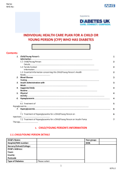 CAREPLAN 3 - Health Conditions in Schools Alliance