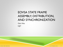 EOVSA State Frame Assembly and Distribution