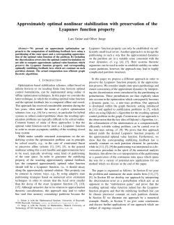 Approximately optimal nonlinear stabilization with preservation of
