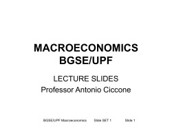 macroeconomics i upf gpefm 2006-2007