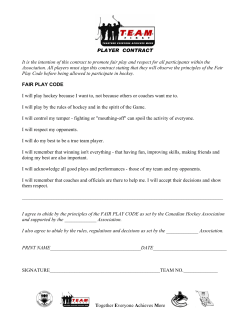 Team First - Player Contract