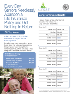 Every Day, Seniors Needlessly Abandon a Life Insurance Policy and