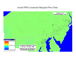 Actual PJM Locational Marginal Price Data