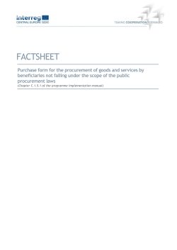 Implementation manual