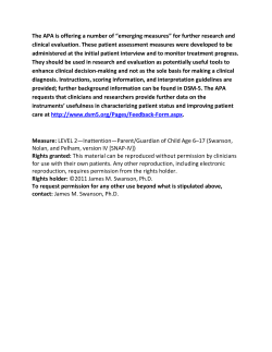 LEVEL 2, Inattention, Parent/Guardian of Child Age 6, 17