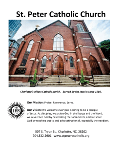 select this link: History of St Peters.