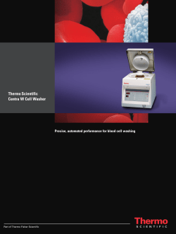 Centra W Cell Washer - Thermo Fisher Scientific