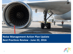 Noise Management Action Plan Update Best