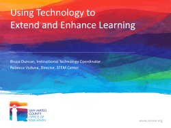 The SAMR Model for Technology Integration