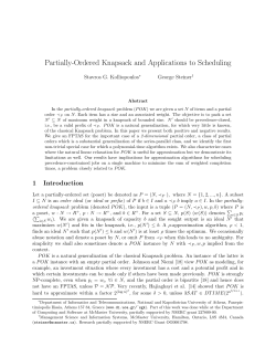 Partially-Ordered Knapsack and Applications to Scheduling