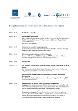 How policy relevant are climate-economic and macroeconomic