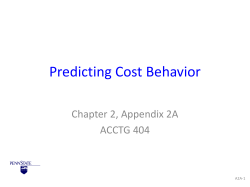 Chp 2, Appendix 2A presentation