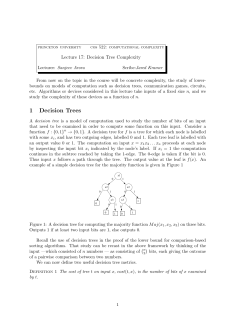 1 Decision Trees - Duke Computer Science