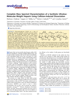 Complete Mass Spectral Characterization of a Synthetic Ultralow