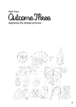 Unit Two Applying the design process