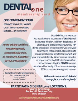membership card - LADD Dental Group