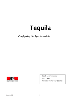 Tequia - Apache module - Tequila