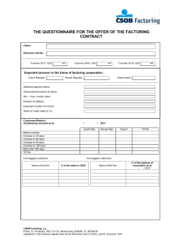 DOTAZN&Iacute;K K VYPRACOV&Aacute;N&Iacute; NAB&Iacute;DKY NA