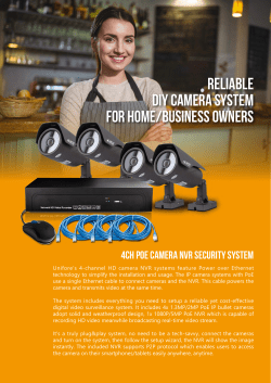 4-Channel 960P/1080P PoE Cameras NVR Bundles/Kits