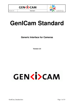 GenICam Standard