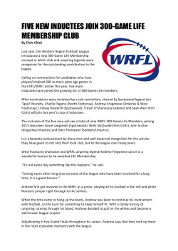 five new inductees join 300-game life membership club