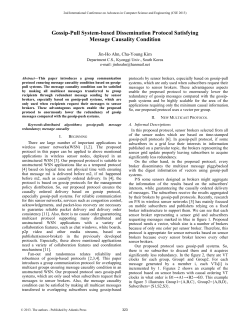 Gossip-Pull System-based Dissemination Protocol Satisfying