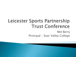 Leicester Sports Partnership Trust Conference