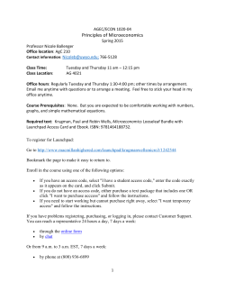 Principles of Microeconomics