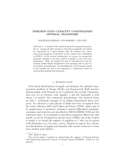 Insights into capacity constrained optimal transport