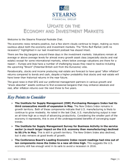 Key Points to Consider - Stearns Financial Group