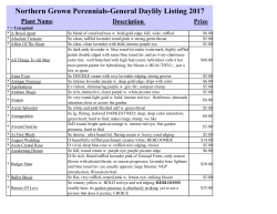 Hosta, Daylily and Peony Listings 2017 (1)