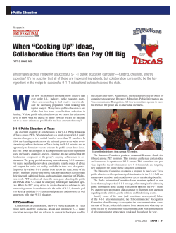 When “Cooking Up” Ideas, Collaborative Efforts Can Pay Off Big