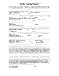 PEDIATRIC UROLOGY ASSOCIATES P