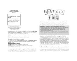 Pirate Card Game: Short to Long Vowel Silent e