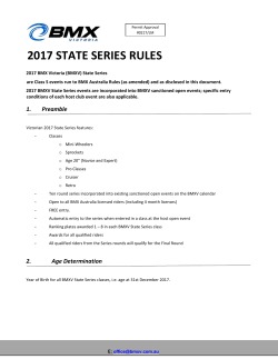 2017 state series rules