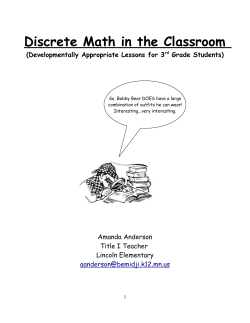 Discrete Math in the Classroom