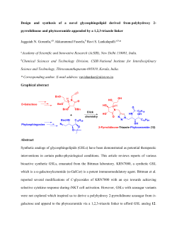 Design and synthesis of a novel - Gorantla J N - Chemistry