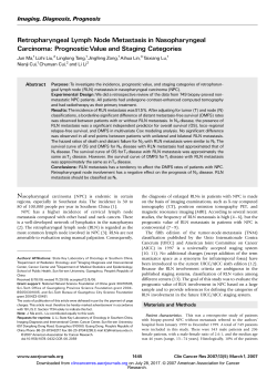 Retropharyngeal Lymph Node Metastasis in Nasopharyngeal