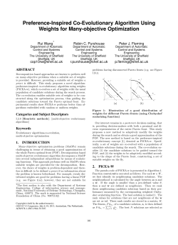 Preference-Inspired Co-Evolutionary Algorithm Using Weights for