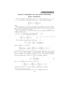 Jensen`s inequality for non-convex functions