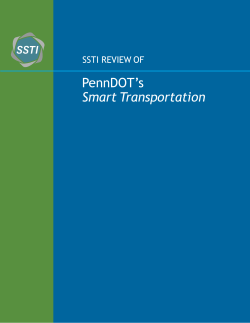 PennDoT`s Smart Transportation
