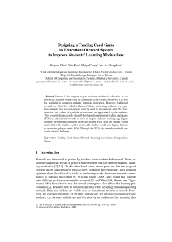 Designing a Trading Card Game as Educational