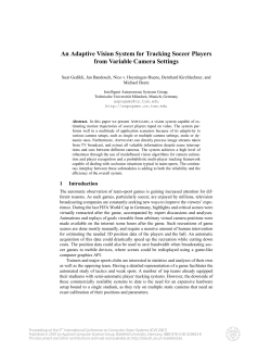 An Adaptive Vision System for Tracking Soccer Players from
